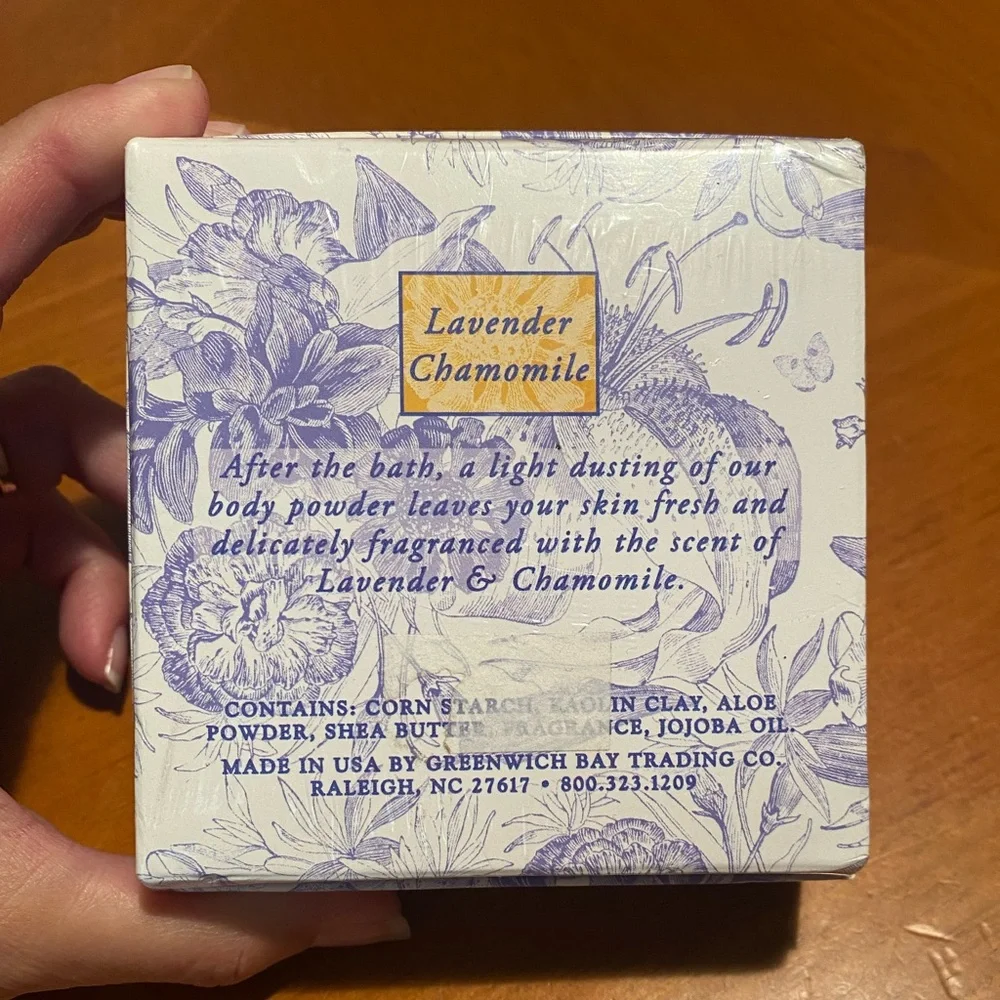 Lavender Chamomile Shea Butter Soap Set & Dusting Powder - Picture 8 of 16